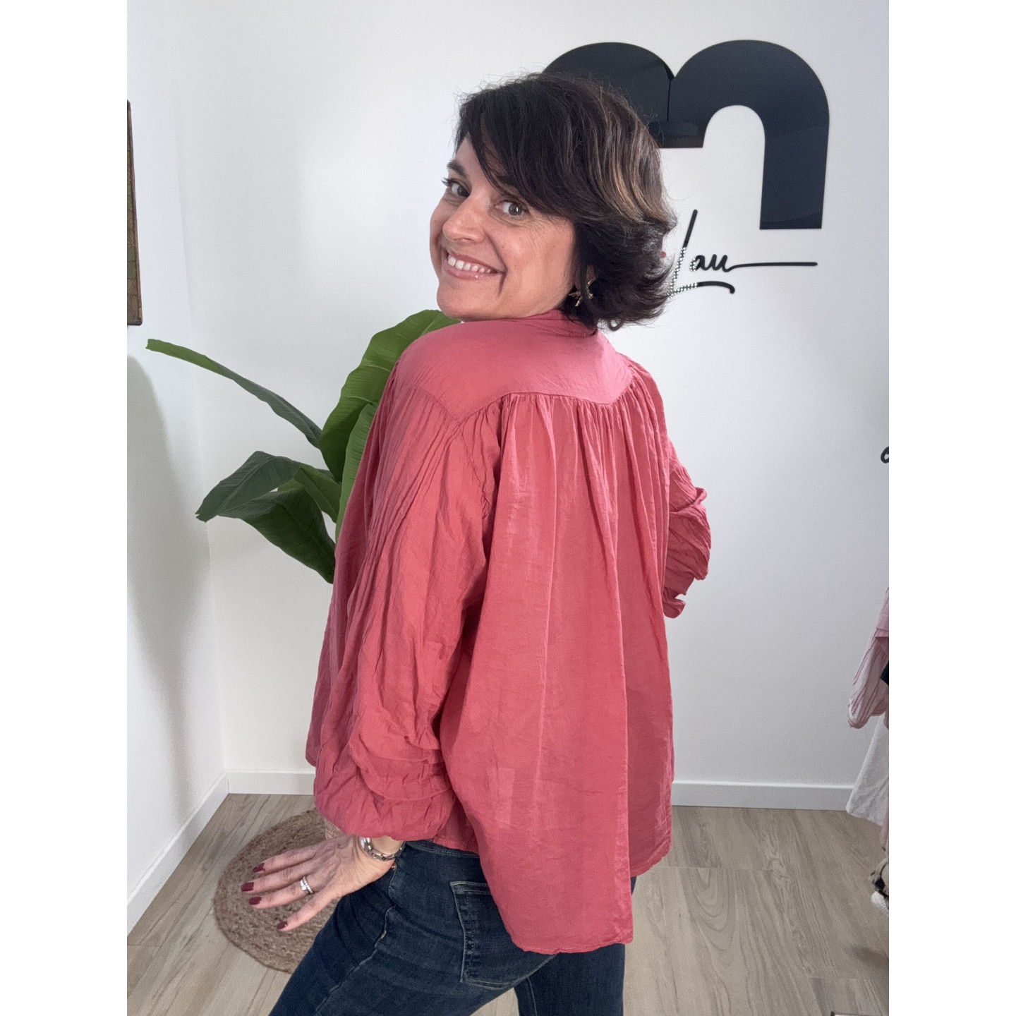 Blouse femme voile de coton