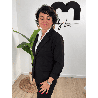 Veste blazer femme noire stretch