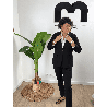 Veste blazer femme noire stretch