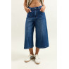 Jean femme cropped large brut délavé ROMY | M by Lau  URL simplifiée