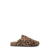 Mule femme léopard LEYA à boucle dorée | M by Lau