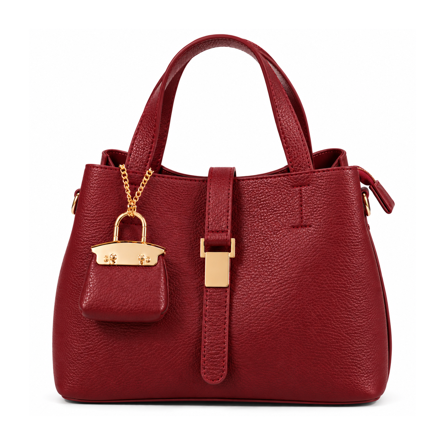 Sac VASCO femme petit format rigide en PU grainé