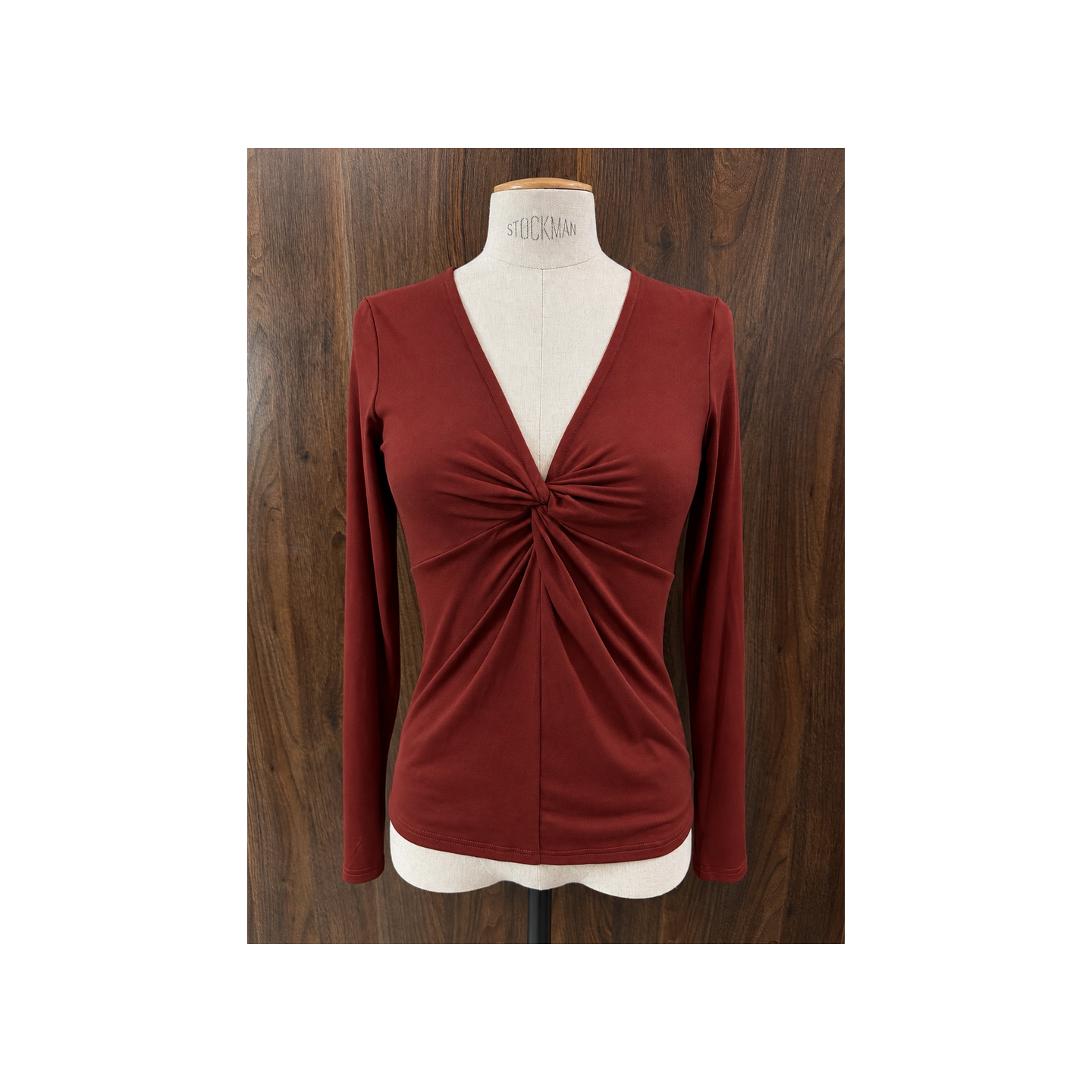 Top AVA femme col V torsadé cache cœur | M by Lau