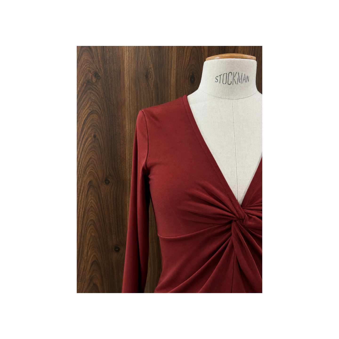Top AVA femme col V torsadé cache cœur | M by Lau