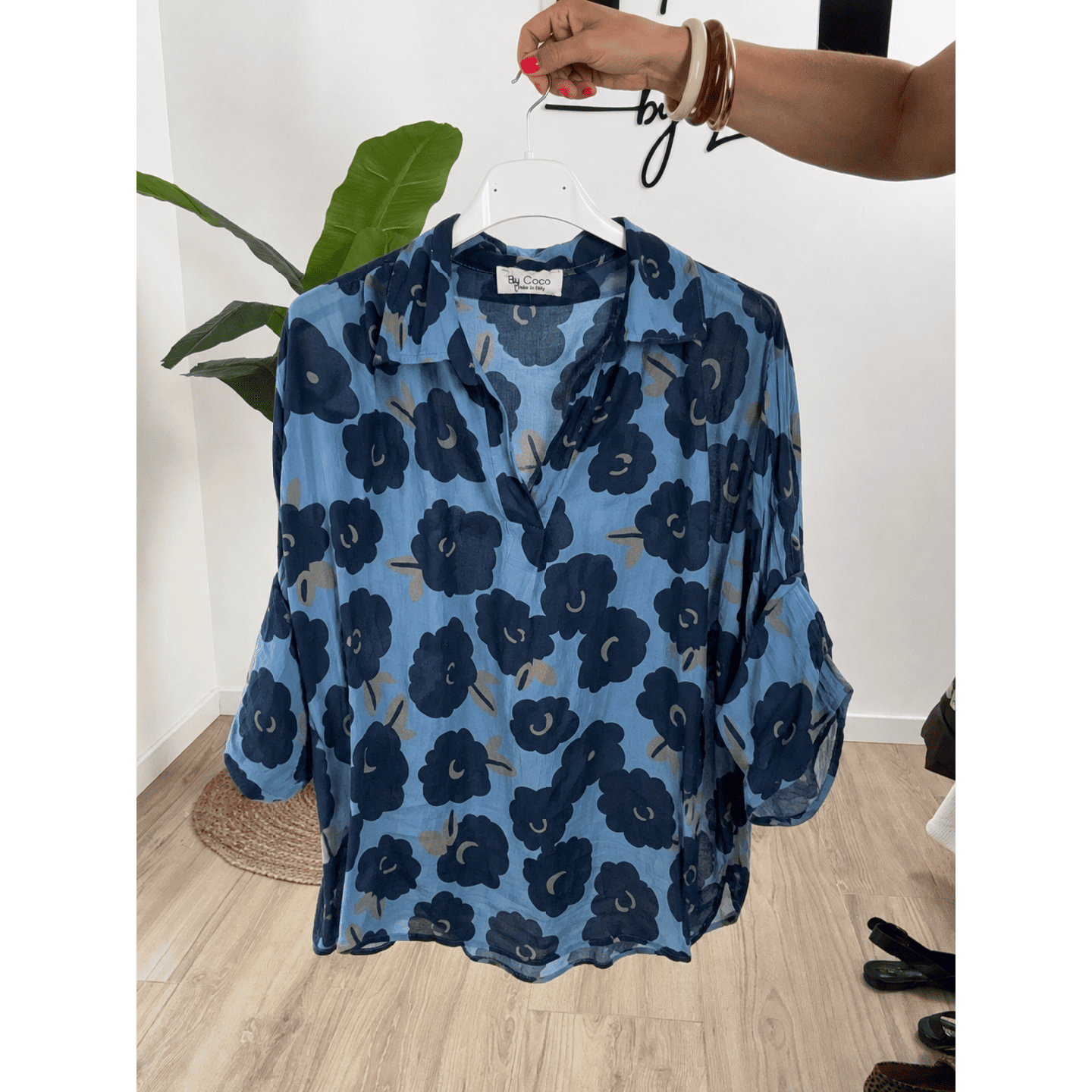 Blouse FLORA femme en voile de coton | M by Lau