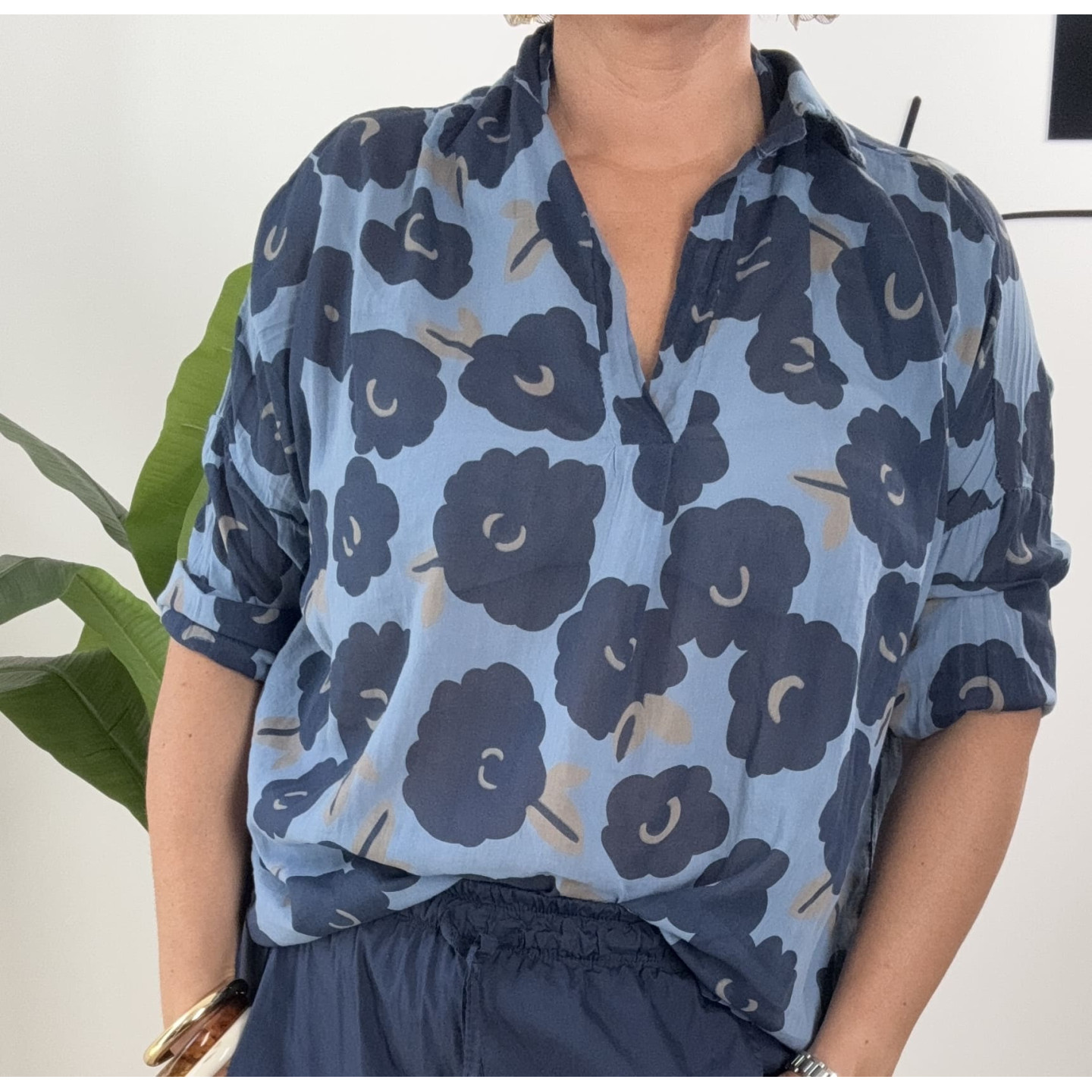 Blouse FLORA femme en voile de coton | M by Lau