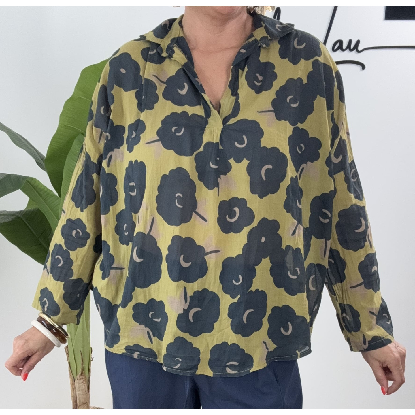 Blouse FLORA femme en voile de coton | M by Lau