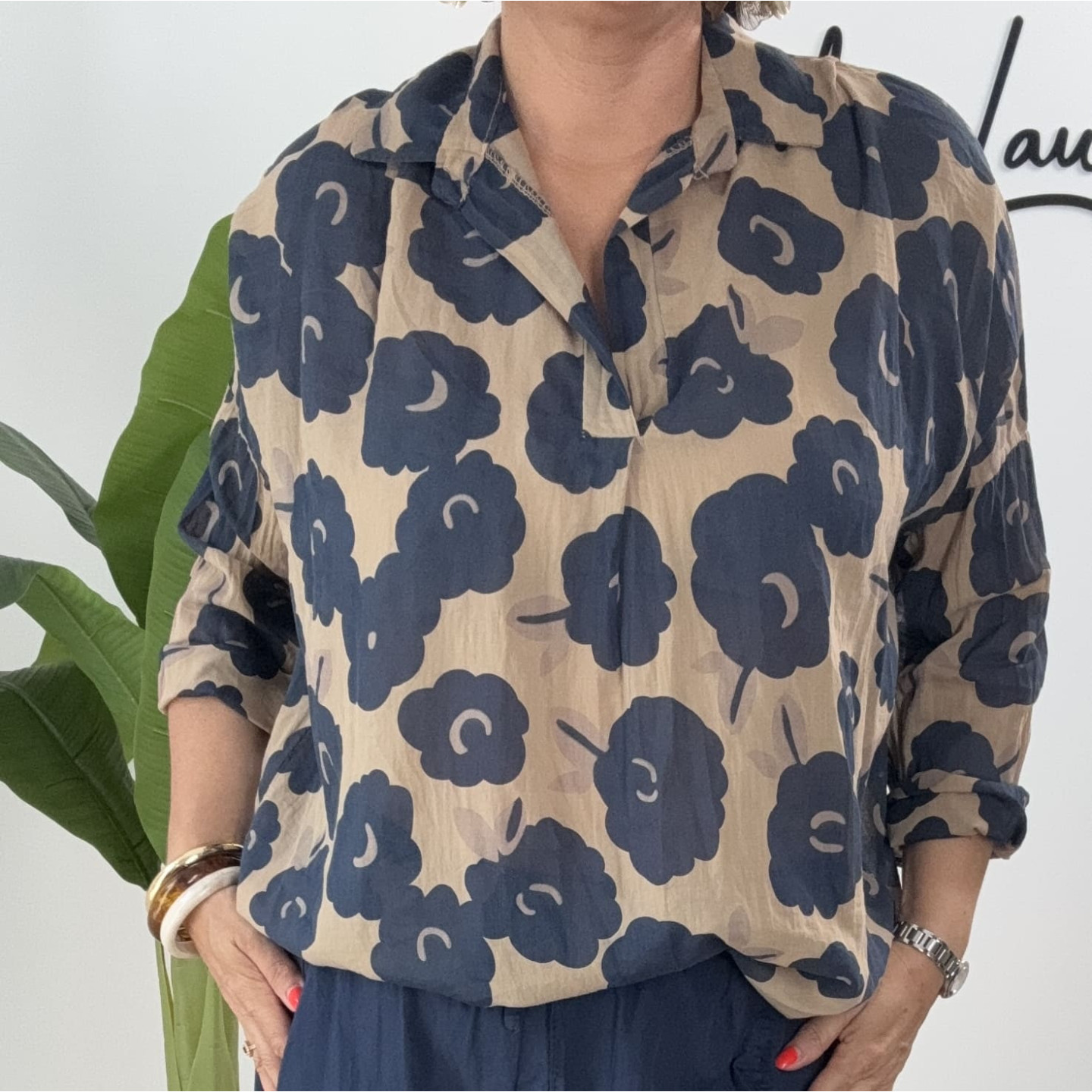 Blouse FLORA femme en voile de coton | M by Lau